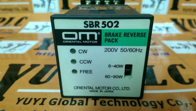 ORIENTAL MOTOR SBR502 BRAKE REVERSE PACK - PLC DCS SERVO Control MOTOR